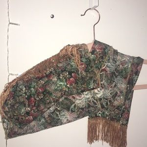 Flower Garden scarf.
